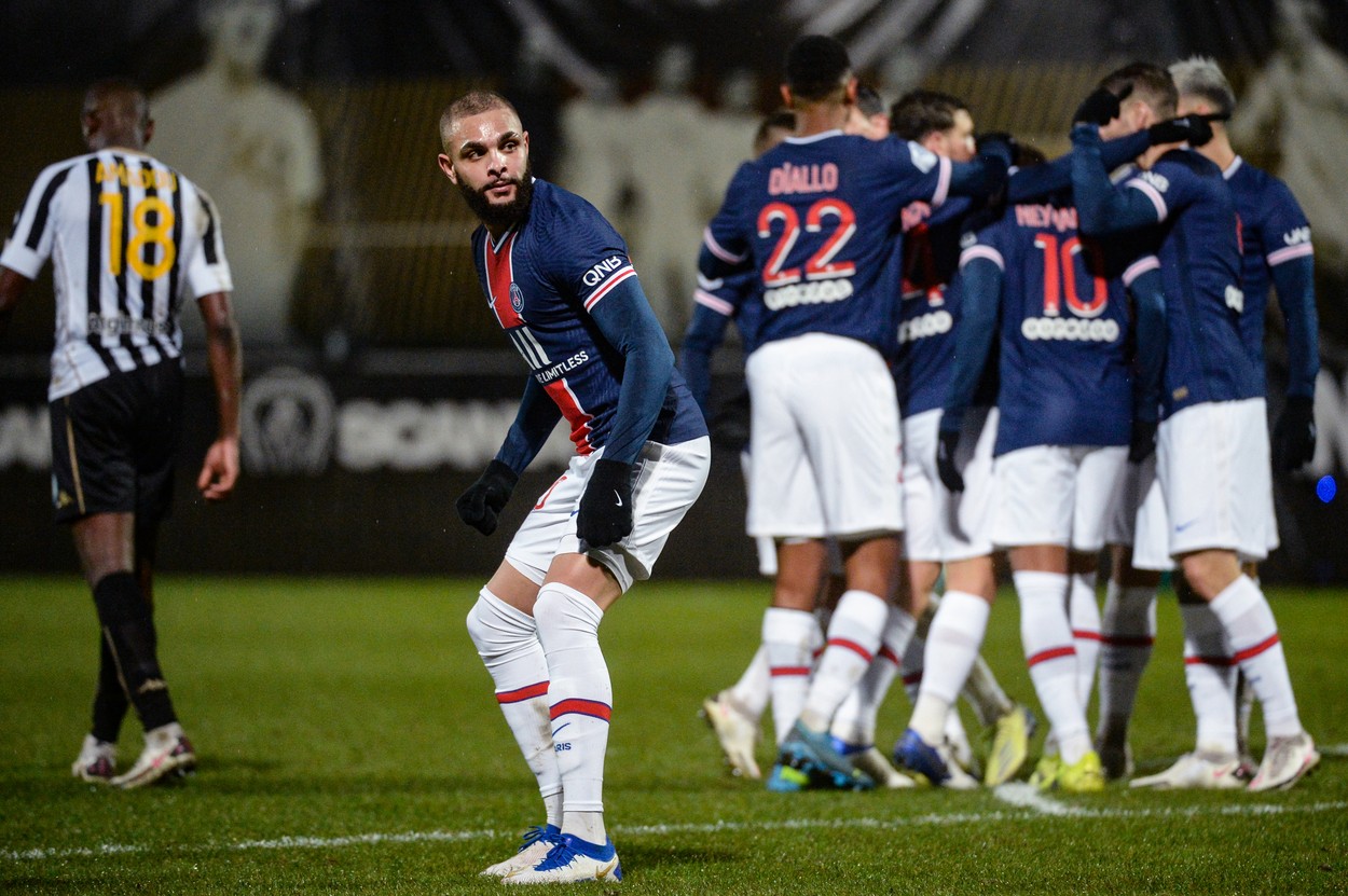 Angers - PSG 0-1. Cu Neymar și Mbappe titulari, singurul gol al meciului a fost marcat de un fundaș