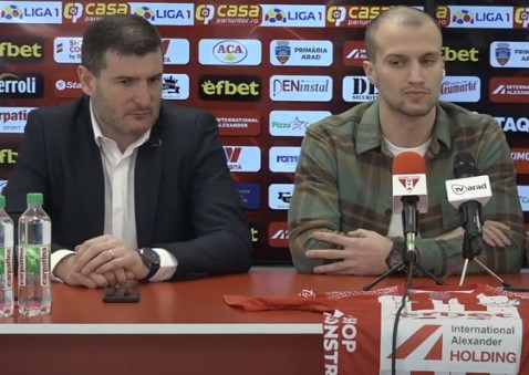 OFICIAL | Transfer interesant realizat de UTA! "Bătrâna Doamnă" a adus un jucător din prima ligă a Rusiei
