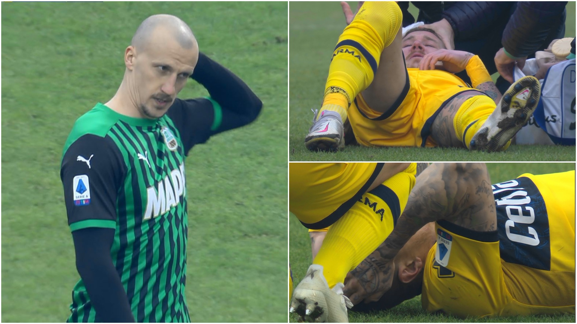 Vlad Chiricheș și-a accidentat oribil un adversar după 34 de secunde. Urmele lăsate sunt adânci