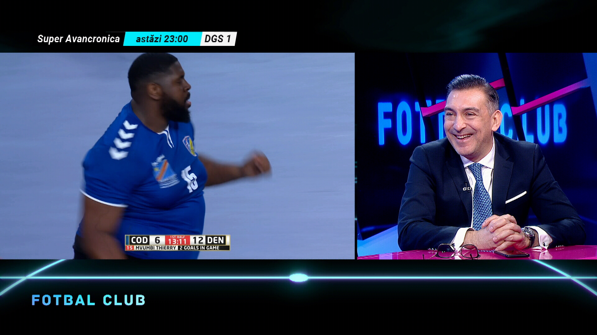 Ilie Dumitrescu, impresionat de "gigantul" Mvumbi. Cum l-a caracterizat pe pivotul congolez
