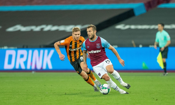 West Ham United v Hull City, Third Round, EFL Cup, Football, London Stadium, Stratford, London, UK - 22 Sep 2020