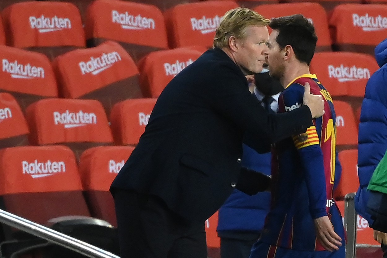 Ce i-a spus Leo Messi lui Ronald Koeman înaintea primului meci în care a fost eliminat la Barcelona