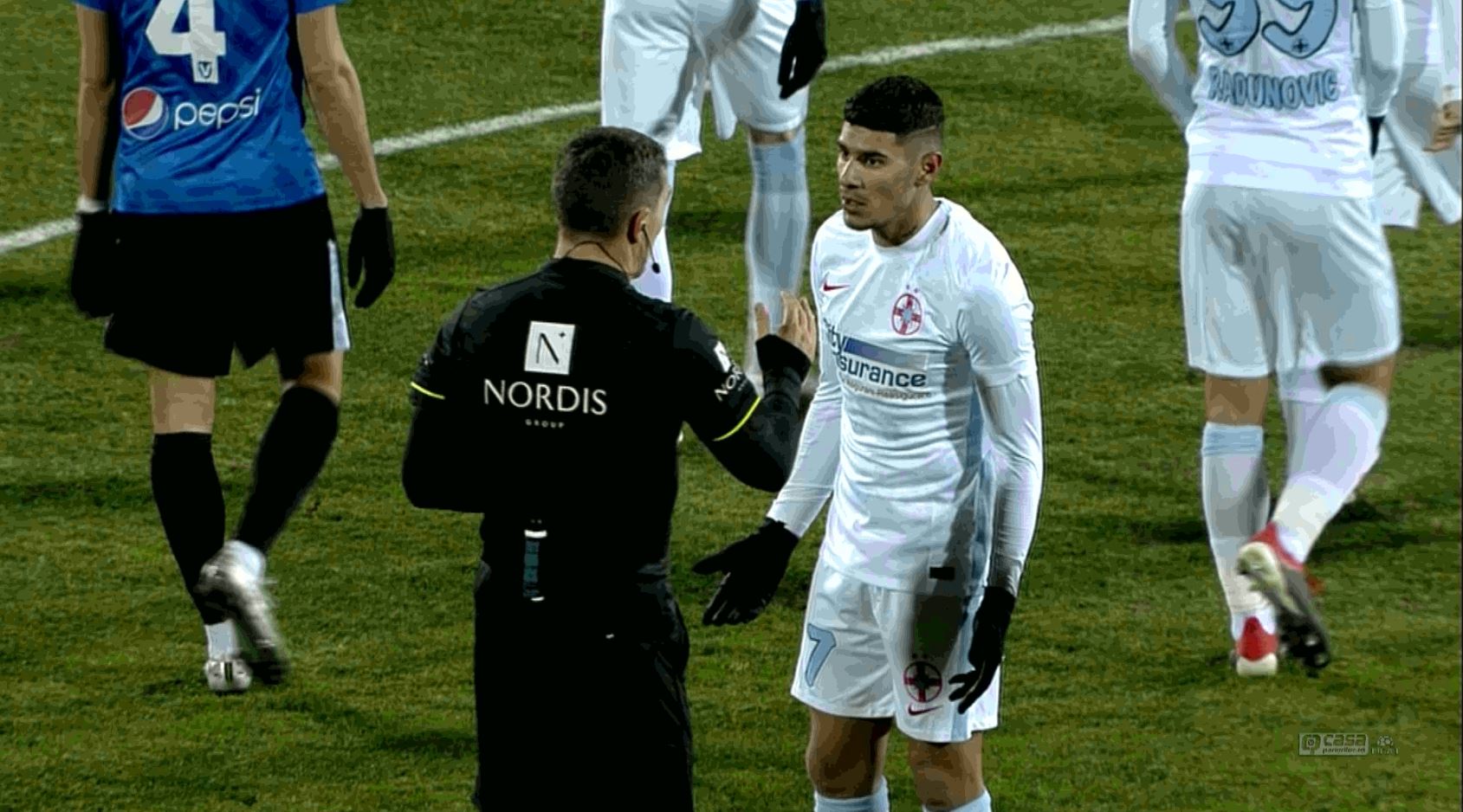 Eric de Oliveira a propus o variantă comică a discuției aprinse dintre Florinel Coman și Istvan Kovacs