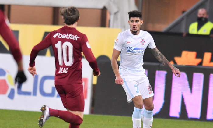 Florinel Coman și Ciprian Deac, în meciul CFR Cluj - FCSB / Foto: Sport Pictures