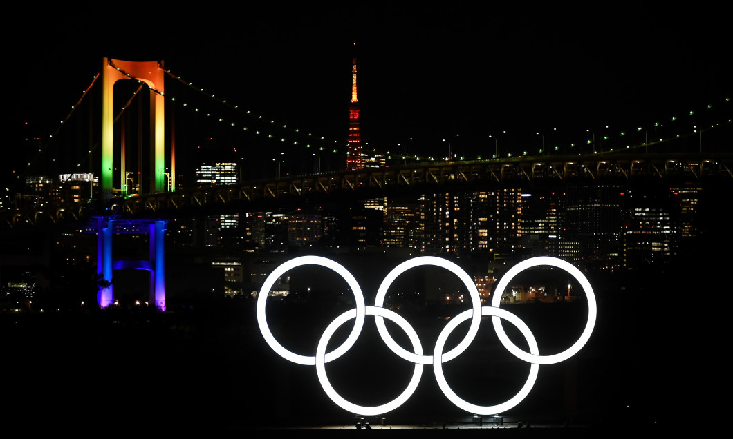 Logo-ul Jocurilor Olimpice, la Tokyo / Foto: Getty Images
