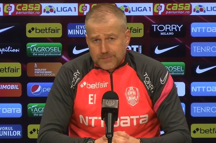 Edi Iordănescu, în continuare nemulțumit de atacanții lui CFR Cluj. Ce vrea de la meciul cu Viitorul