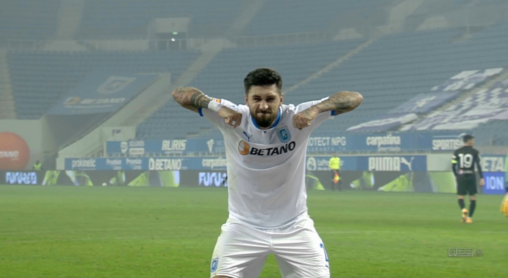 Universitatea Craiova - Viitorul 1-0, ACUM, pe Digi Sport 1. Papp deschide scorul cu călcâiul