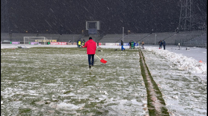 Stadionul din Pitești înainte de FC Argeș - FCSB / Foto Digi Sport