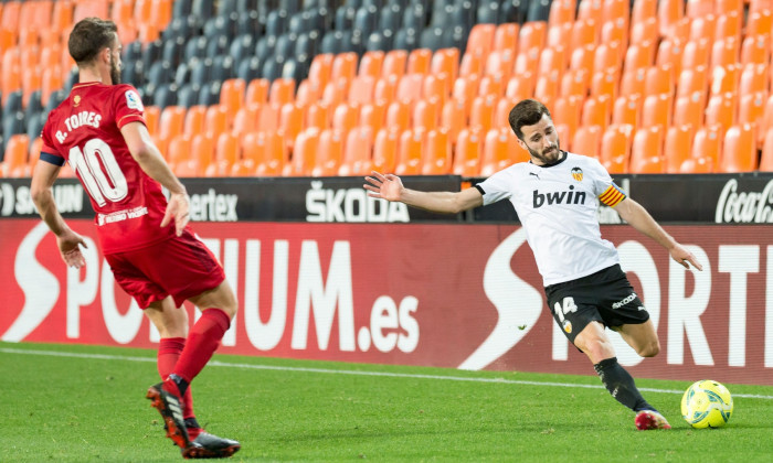 Valencia Vs Osasuna in Valencia, Spain - 21 Jan 2021.