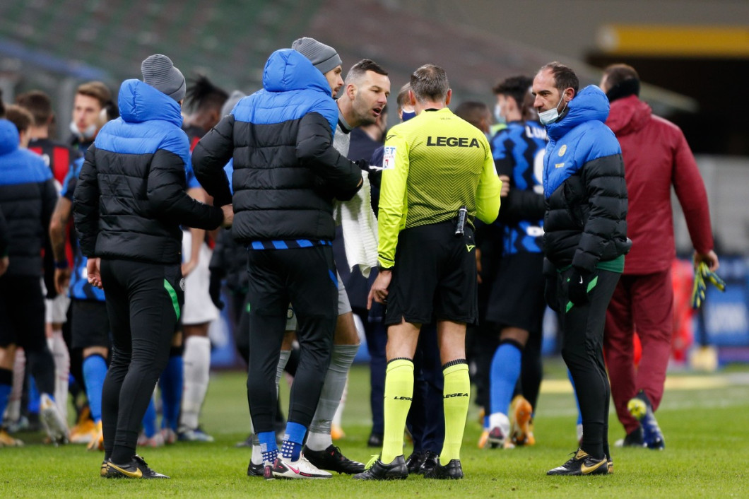 Italian football Coppa Italia match - FC Internazionale vs AC Milan, milan, Italy