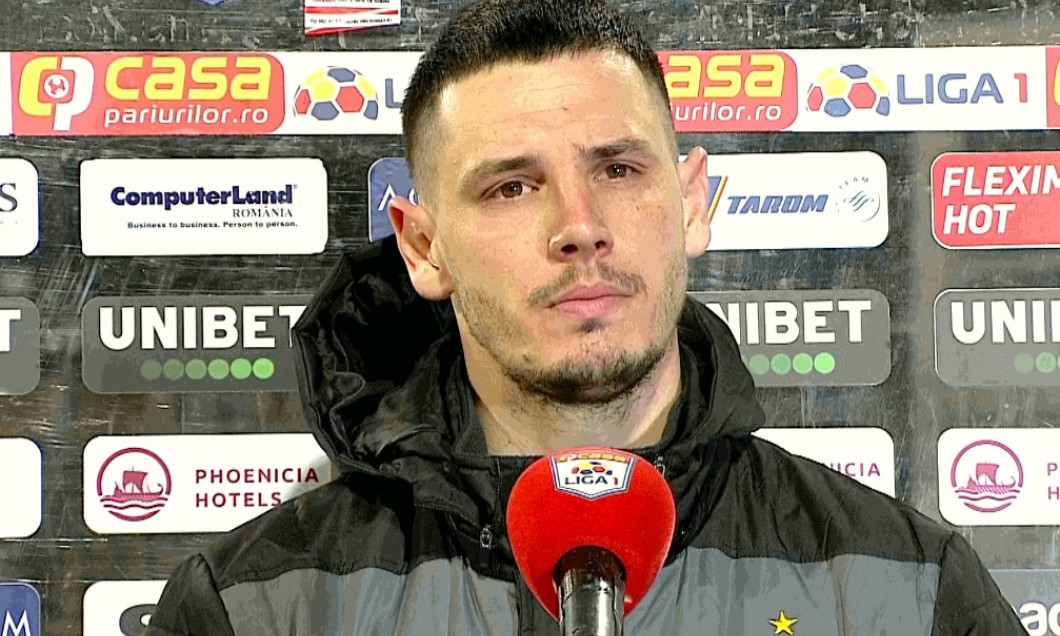 Paul Anton, după Dinamo - Gaz Metan 2-1 / Foto: captură Digi Sport
