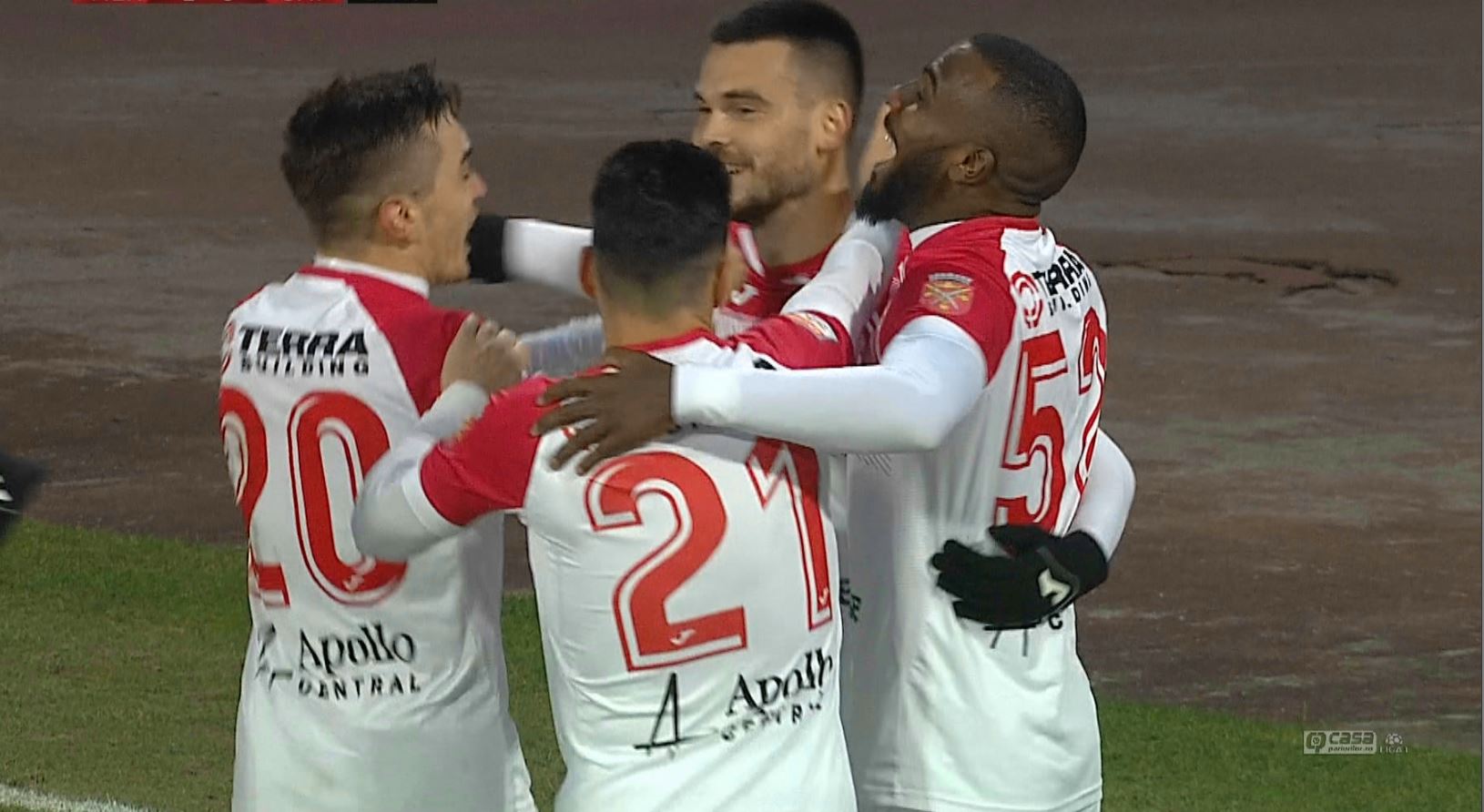 Hermannstadt - Chindia 1-0, ACUM, la Digi Sport 1. Sibienii deschid scorul la prima ocazie a meciului