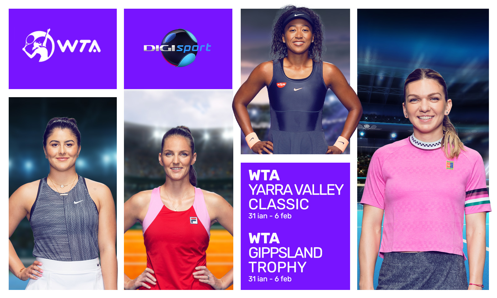 Simona Halep ia startul la Melbourne, în direct la Digi Sport