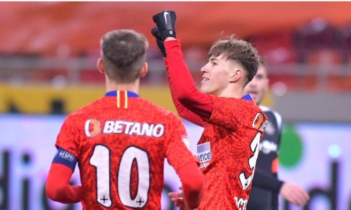 Octavian Popescu, după golul marcat în FCSB - Poli Iași / Foto: Sport Pictures