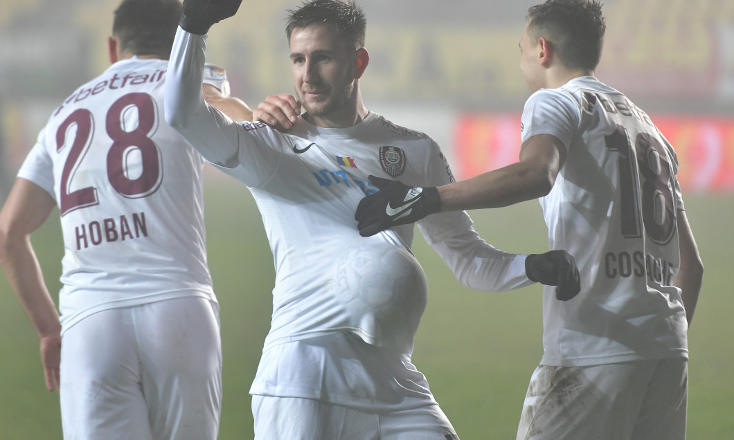 FOTBAL:CHINDIA TARGOVISTE-CFR CLUJ, LIGA 1 CASA PARIURILOR (1.02.2021)