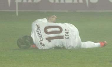 Ciprian Deac s-a accidentat în meciul cu Chindia / Foto: Captură Digi Sport