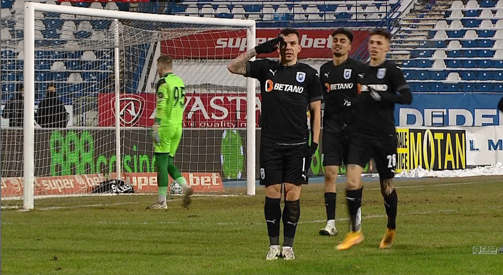 Poli Iași - Universitatea Craiova 0-3. Oltenii bat la scor de neprezentare și obțin prima victorie după 6 remize la rând