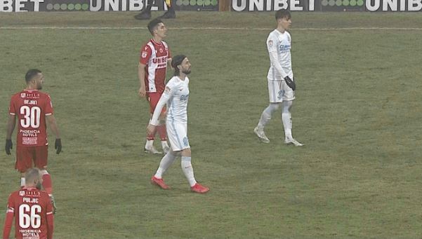 Ante Vukusic a debutat la FCSB direct în derby! Eliminare scoasă și bară în doar câteva minute
