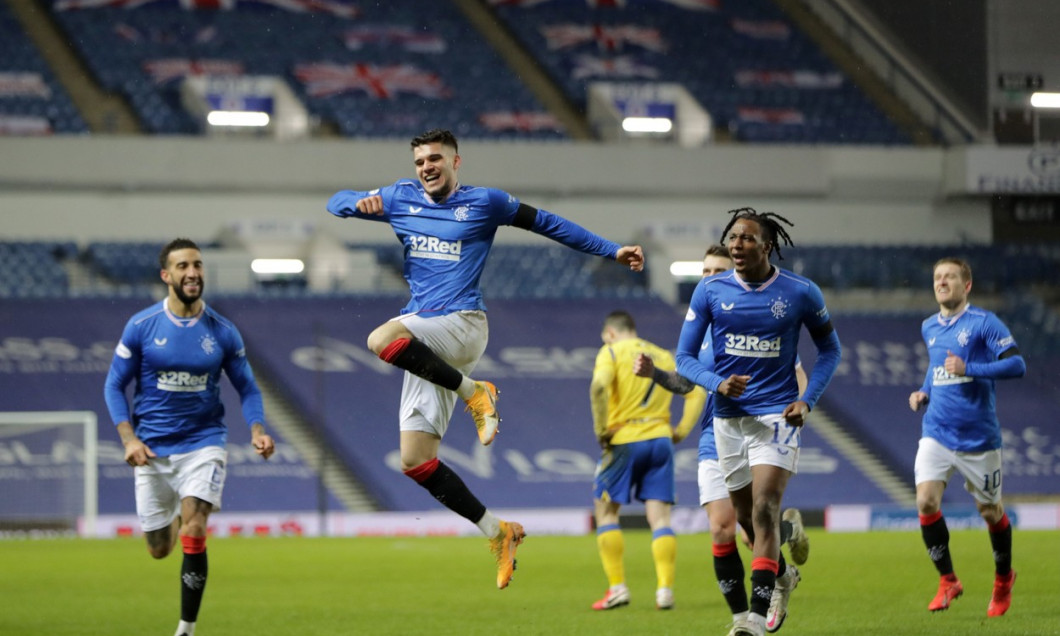 Rangers v St Johnstone, Scottish Premiership, Football, Ibrox Stadium, Glasgow, Scotland, UK - 03 Feb 2021