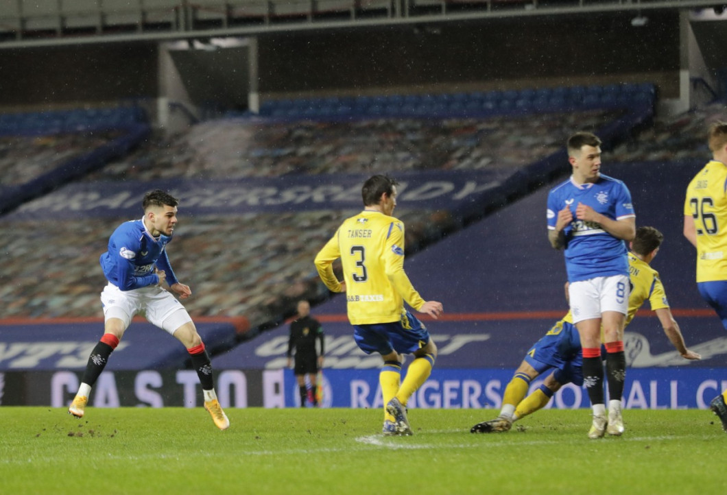 Rangers v St Johnstone, Scottish Premiership, Football, Ibrox Stadium, Glasgow, Scotland, UK - 03 Feb 2021