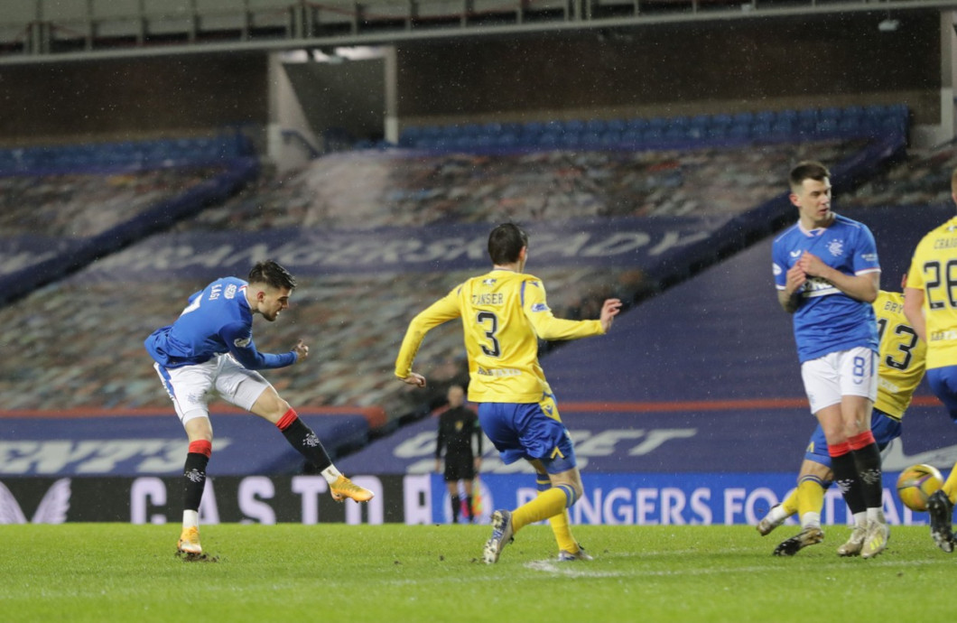 Rangers v St Johnstone, Scottish Premiership, Football, Ibrox Stadium, Glasgow, Scotland, UK - 03 Feb 2021