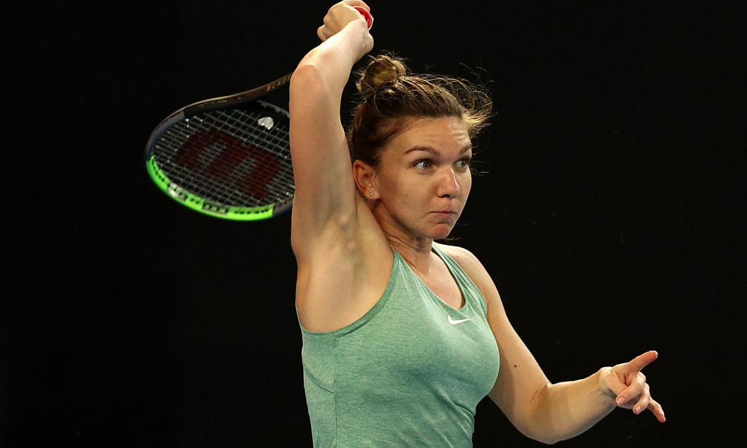 Simona Halep, în meciul cu Ekaterina Alexandrova / Foto: Getty Images
