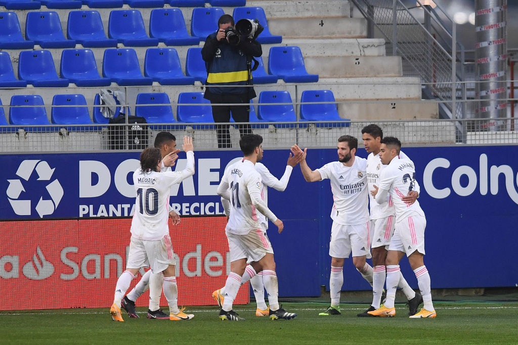Huesca - Real Madrid 1-2 | Raphael Varane a fost ”eroul” campioanei Spaniei în disputa cu ultima clasată