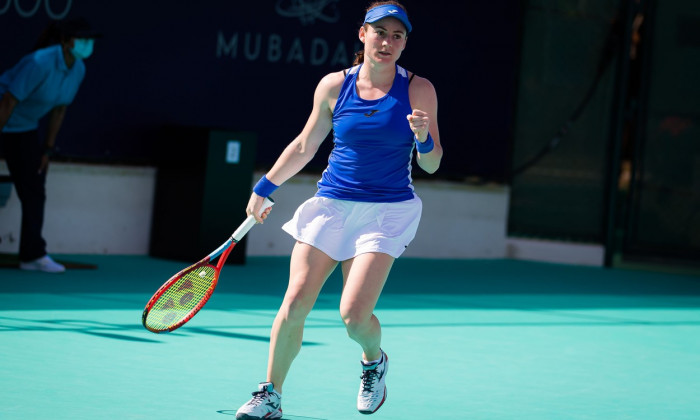 Abu Dhabi WTA Women's Tennis Open, International Tennis Centre, Abu Dhabi, United Arab Emirates - 08 Jan 2021