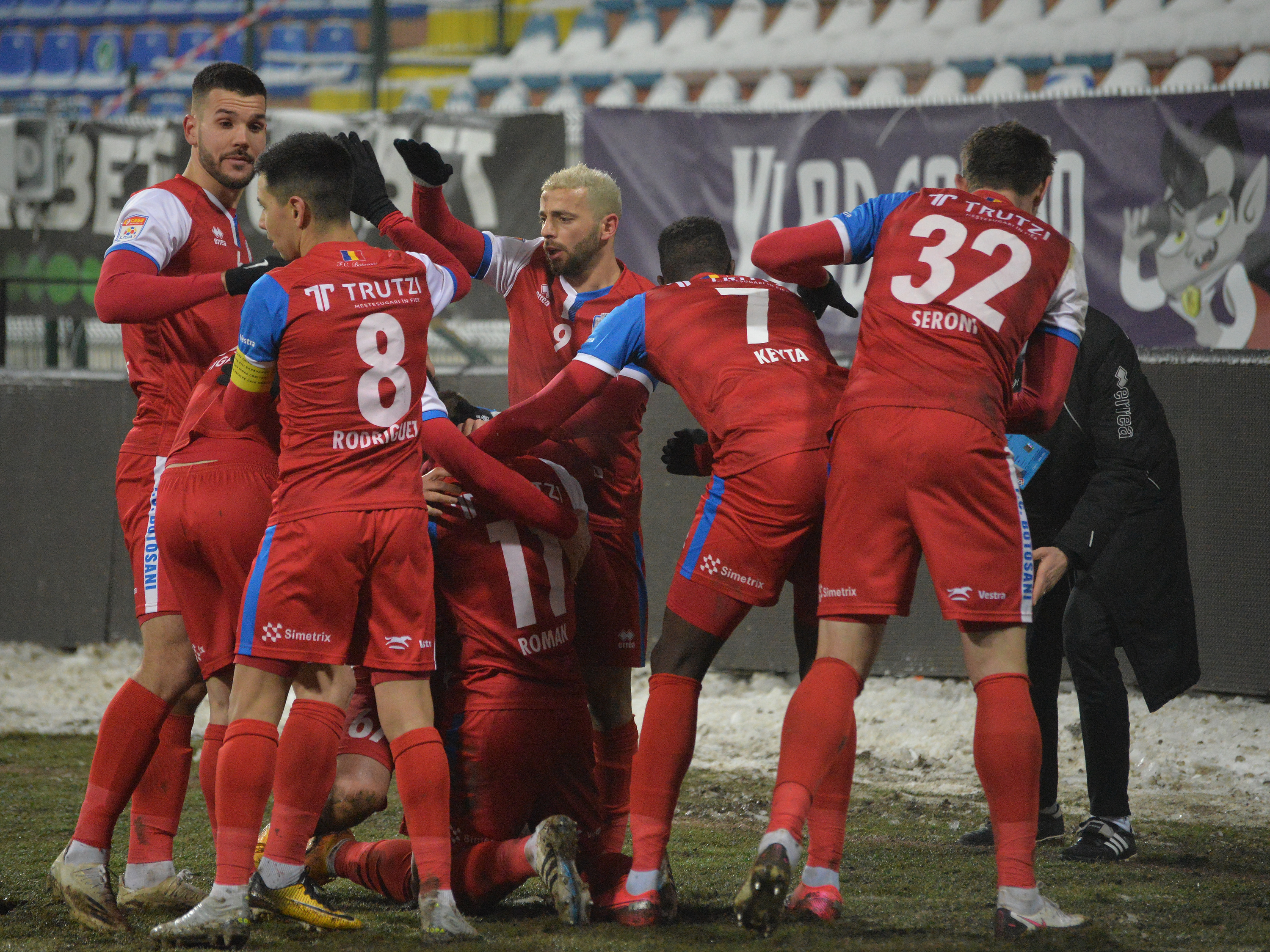 FC Botoșani - CFR Cluj 2-1. Moldovenii produc surpriza și îi interzic campioanei locul 1