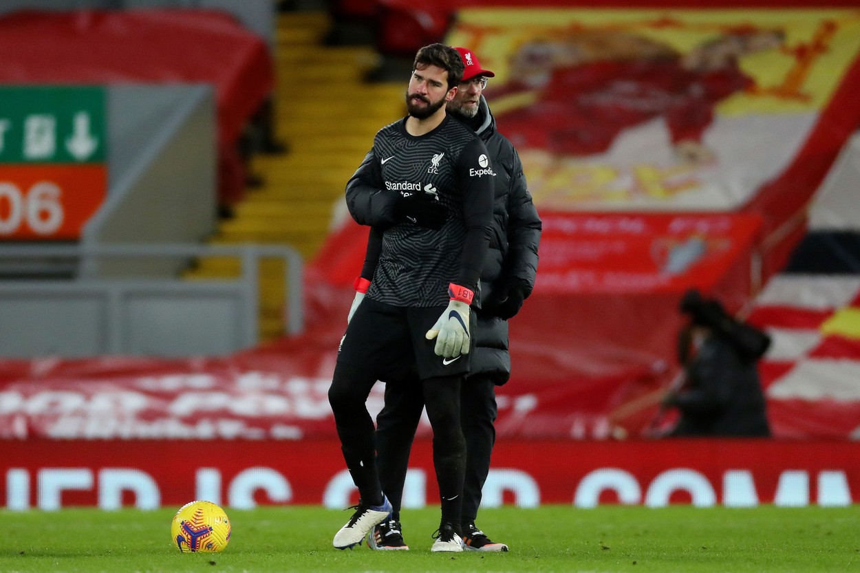 Prima reacţie a lui Jurgen Klopp, după ce Alisson a "îngropat-o" pe Liverpool în derby-ul cu Man. City