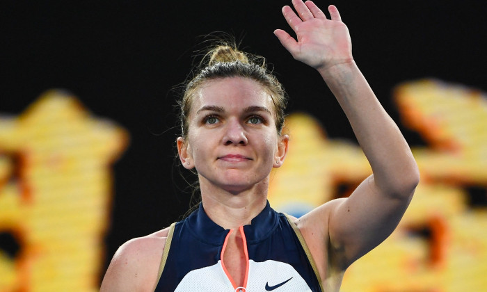 Simona Halep, după victoria cu Lizette Cabrera / Foto: Profimedia