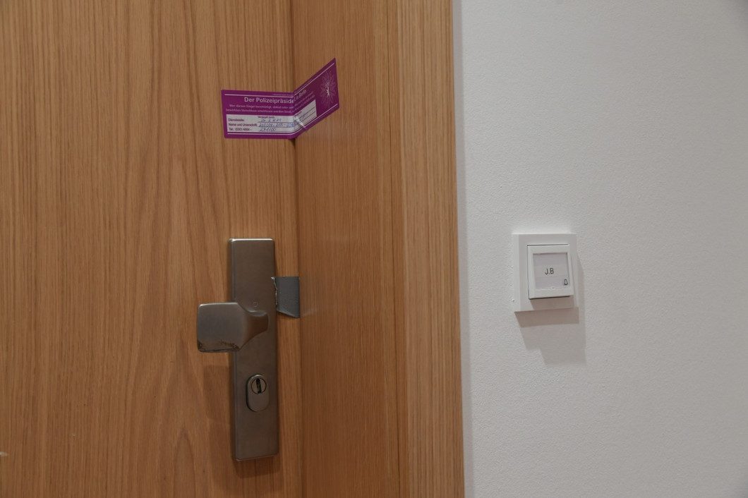 EXCLUSIVE: General View Of Kasia Lenhardt's 1st Floor Apartment In Dovestrasse 4 In Berlin, Germany The Morning After Her Suicide