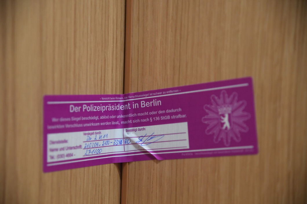 EXCLUSIVE: General View Of Kasia Lenhardt's 1st Floor Apartment In Dovestrasse 4 In Berlin, Germany The Morning After Her Suicide