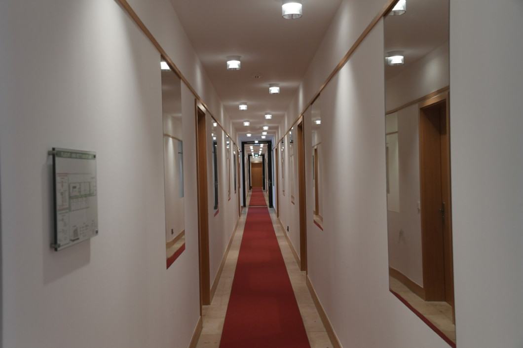 EXCLUSIVE: General View Of Kasia Lenhardt's 1st Floor Apartment In Dovestrasse 4 In Berlin, Germany The Morning After Her Suicide