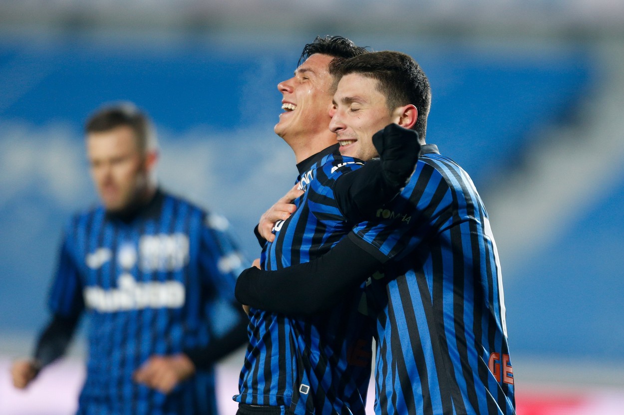 Atalanta a surclasat-o pe Napoli și va juca finala Cupei Italiei cu Juventus. Imaginile bucuriei