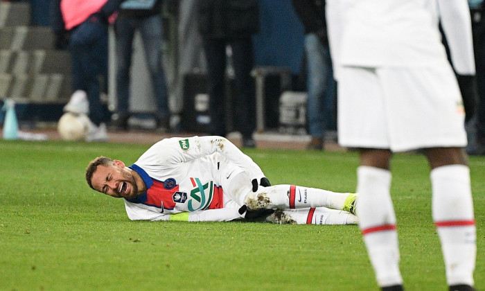 French Cup Football match between SM Caen and PSG