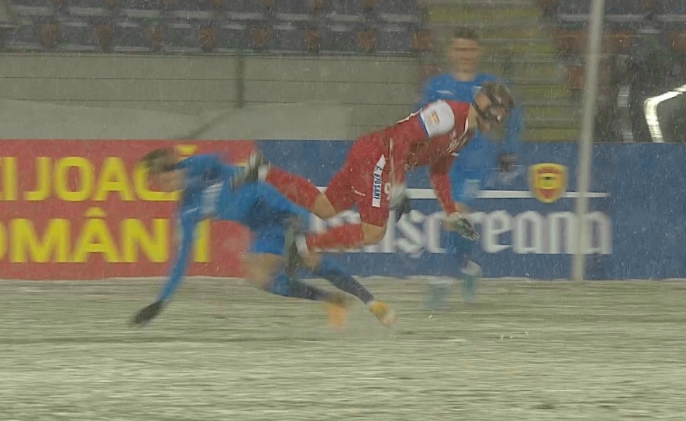 FC Botoșani - Universitatea Craiova 0-1 | Băieții lui ”Zorba Grecul” Zounidis ”au dansat” pe zăpadă și s-au calificat
