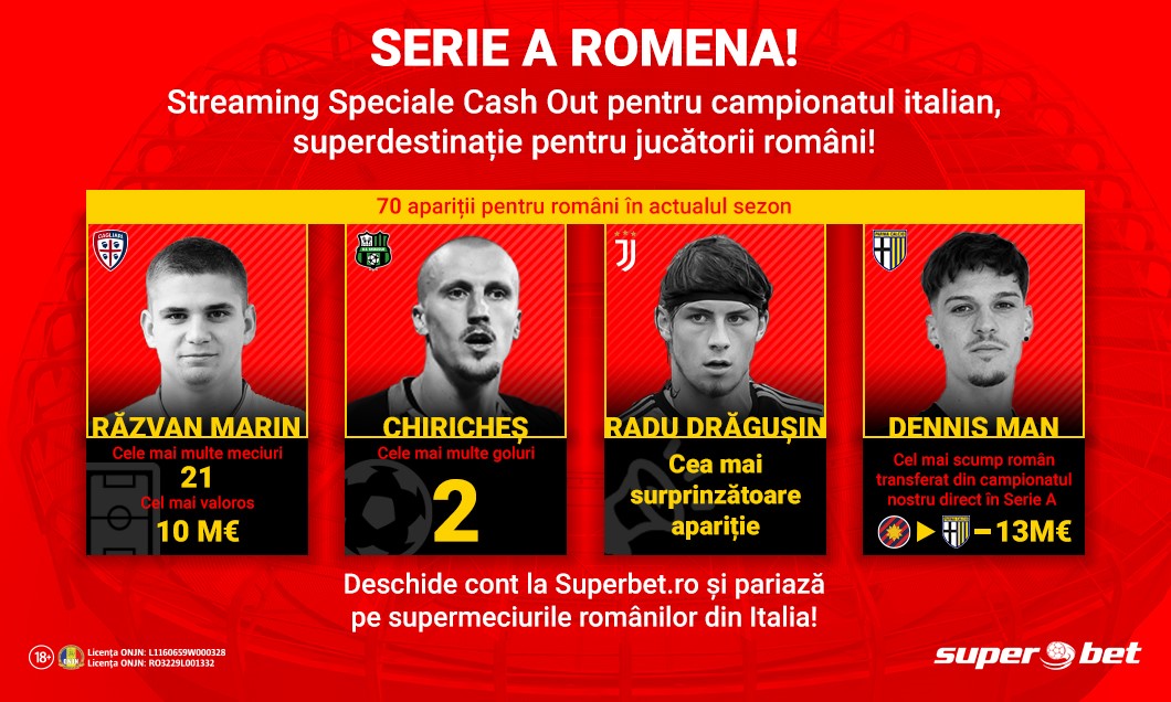 (P) Prinzi o SuperSerie de bilete câștigătoare pe meciurile din Serie A Romena?!