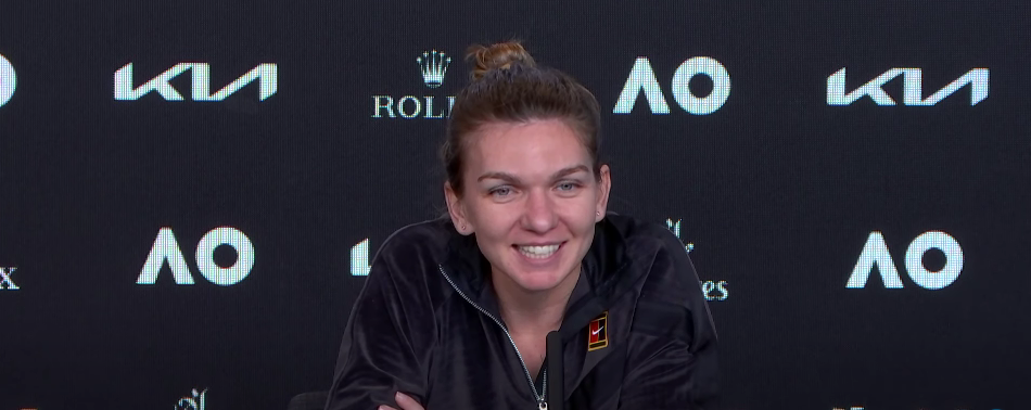 Momentul în care Simona Halep a izbucnit în râs la Melbourne: ”Ce rol are dragostea?”. Răspunsul româncei