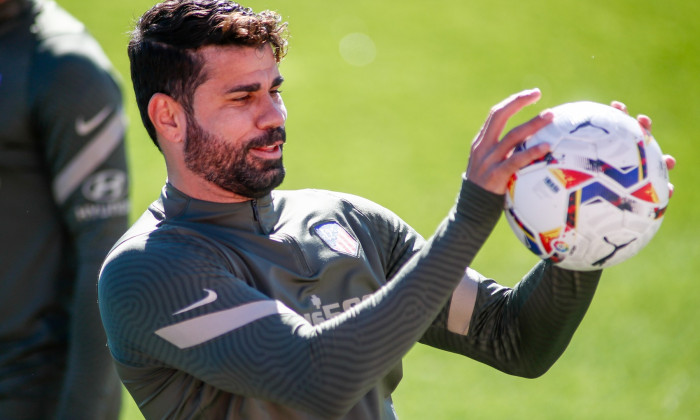 Soccer: At Madrid training session