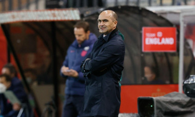 Belgium's head coach Roberto Martinez pictured during the UEFA Nations League League A, Group 2 match at King Power Stadion At Den Dreefts, Leuven, Belgium.