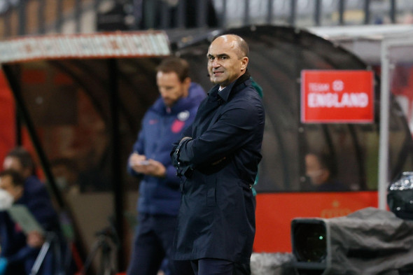 Belgium's head coach Roberto Martinez pictured during the UEFA Nations League League A, Group 2 match at King Power Stadion At Den Dreefts, Leuven, Belgium.