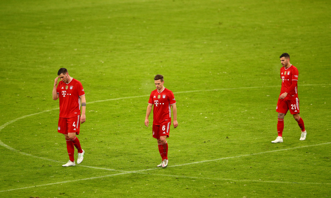 Fotbaliștii lui Bayern, după meciul cu Arminia Bielefeld / Foto: Getty Images
