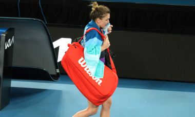 Simona Halep, după meciul cu Serena Williams de la Australian Open / Foto: Profimedia