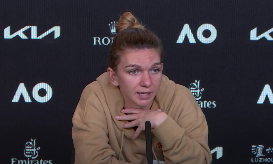 Simona Halep, la conferința de presă susținută după meciul cu Serena Williams / Foto: Sport Pictures