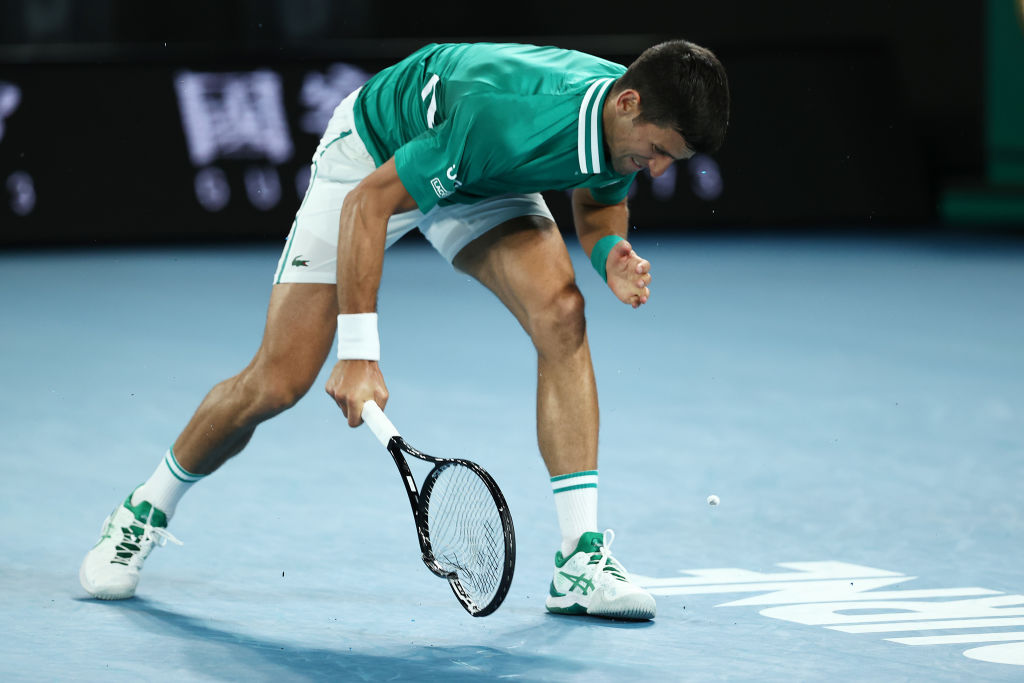 Novak Djokovic, criză de furie pe teren! A fost însă declicul pentru a ajunge în semifinale la Australian Open