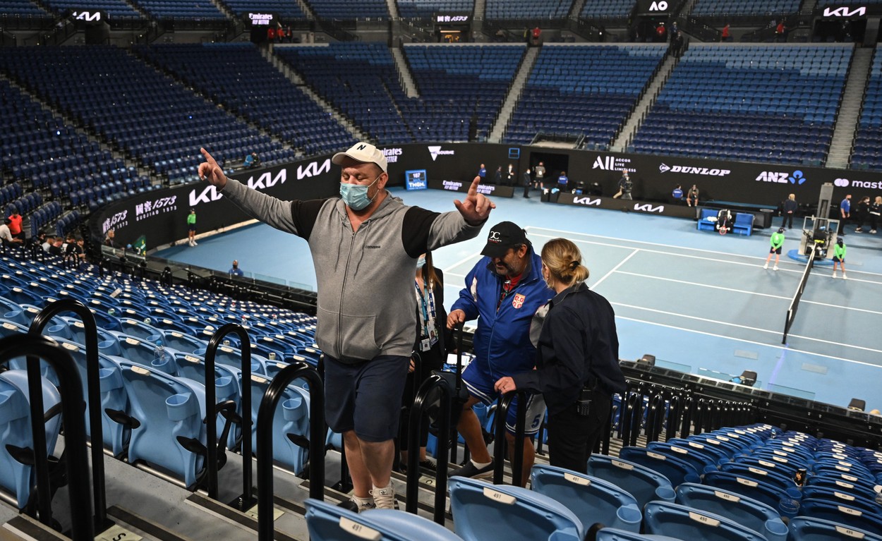 Ce se întâmplă cu suporterii la Australian Open şi cum arată tabloul semifinalelor