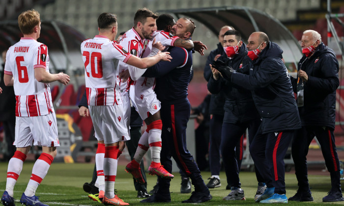 Crvena Zvezda v AC Milan - UEFA Europa League Round Of 32 Leg One