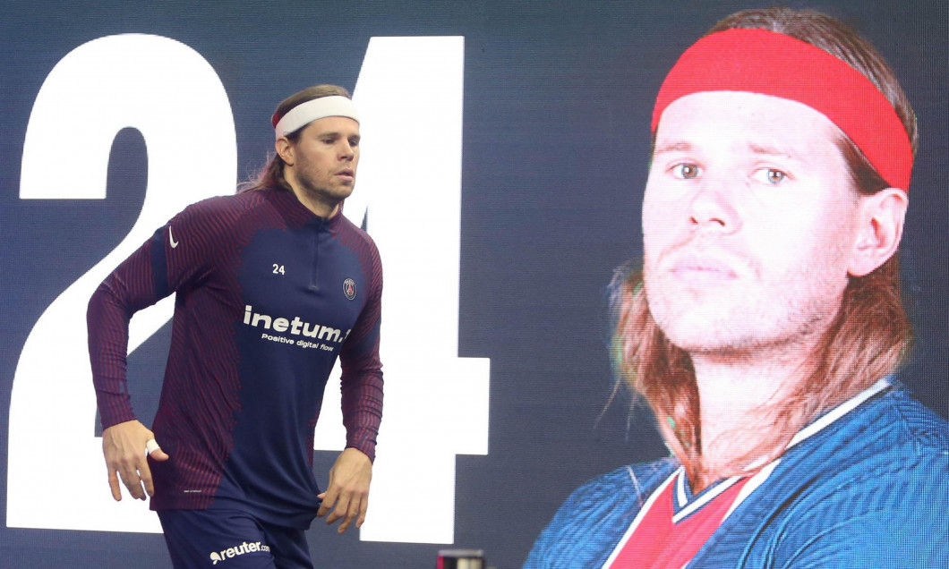 Mikkel Hansen of Paris Saint Germain during the EHF Champions League, Final Four, 3rd place handball match between Telekom Veszprem HC and Paris Saint-Germain on December 29, 2020 at Lanxess Arena in Koln, Germany - Photo Laurent Lairys / DPPI