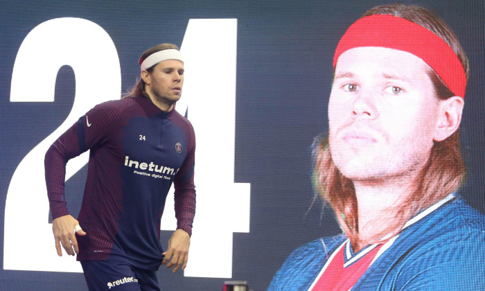 Mikkel Hansen of Paris Saint Germain during the EHF Champions League, Final Four, 3rd place handball match between Telekom Veszprem HC and Paris Saint-Germain on December 29, 2020 at Lanxess Arena in Koln, Germany - Photo Laurent Lairys / DPPI